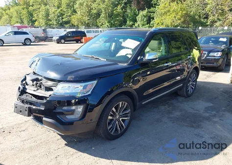 2016 Ford Explorer Platinum из США, поврежденный, VIN 1FM5K8HTXGGB31866